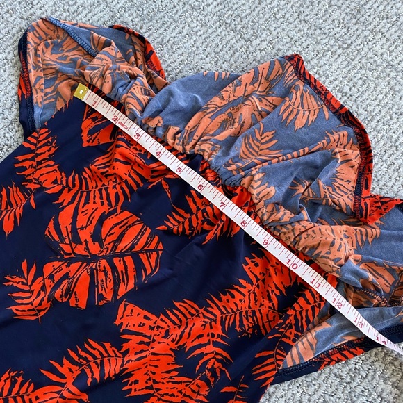 Strapless Palm Leaf Dress - Picture 8 of 10